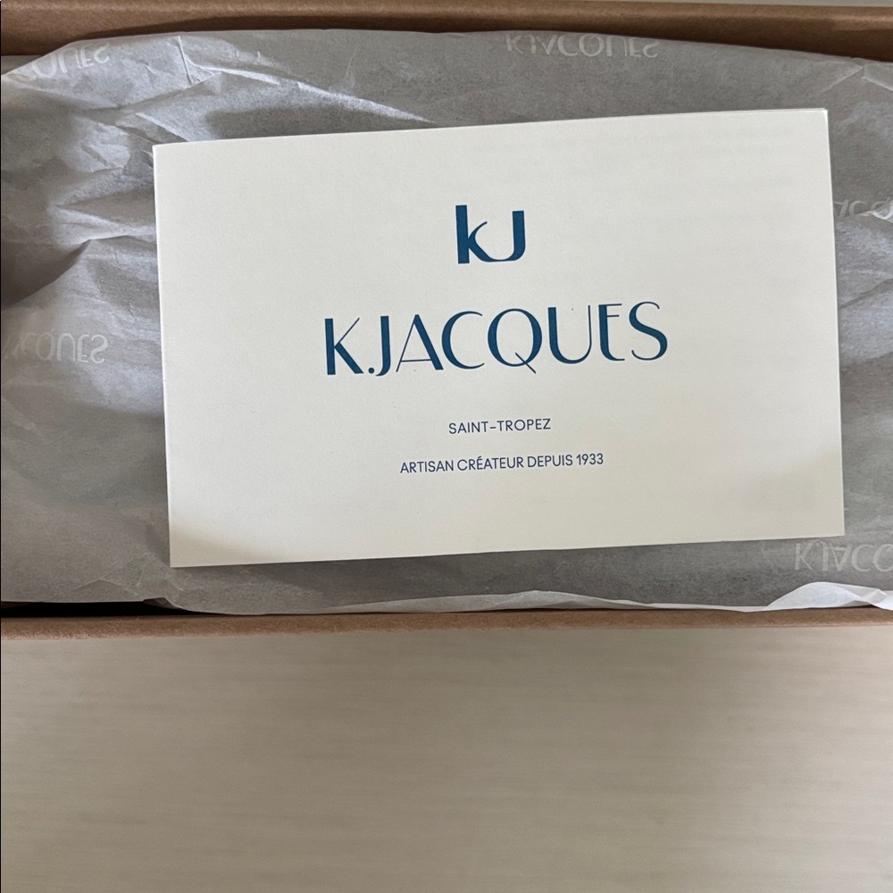 K. Jacques St. Tropez Epicure Leather Sandals Brown NIBox EU36 (6)Made in France - Picture 11 of 13